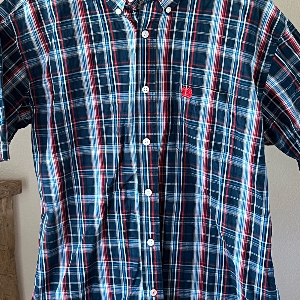 Cinch, Youth XXL (16/18), Short Sleeved Button-Up Shirt.